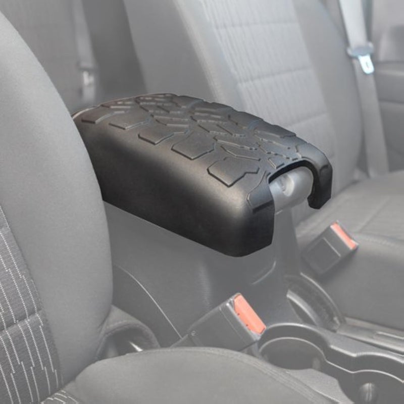 BoomerangÂ® Tire Tread Armpadâ„¢ for Jeep Wrangler JK (2011-2017) - Center Console Armrest Cover